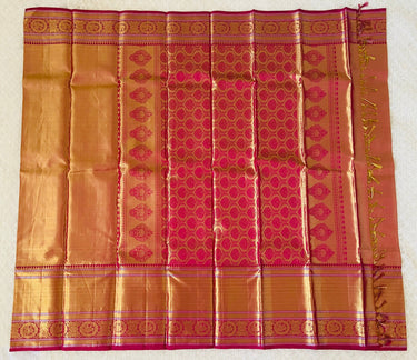 Kanchipuram/Kanchivaram handloom pure tissue silk saree | double shade | Silk Mark | Ships from California